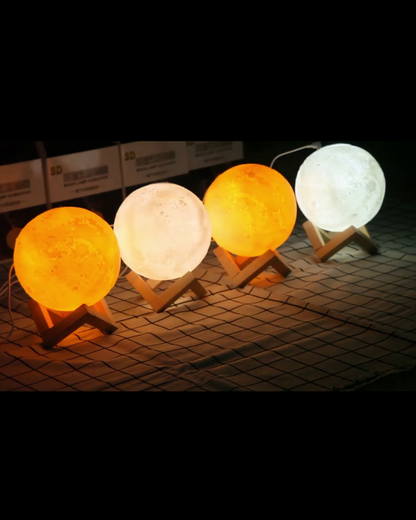Humidificador y Lámpara Lunar Esencia