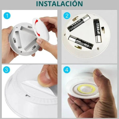 Set De 3 Luces Led Con Control
