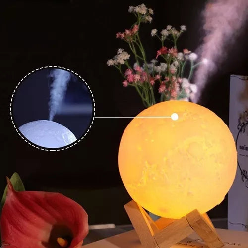 Humidificador y Lámpara Lunar Esencia